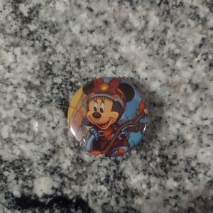 Disney Minnie Mouse Adventure Button Lorcana Into the Inklands 1.5 inch